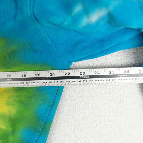 Vintage Hoodie Womens Small Tie Dye Psychedelic Hippie Sweatshirt Hooded Y2K - Picture 6 of 7